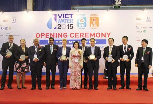 Ouverture du Salon international Vietwater 2015 ảnh 1 Ouverture du Salon international Vietwater 2015 ảnh 1