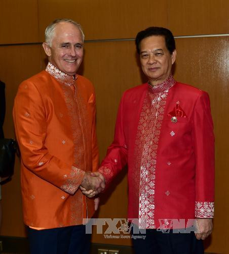 Le PM Nguyên Tan Dung rencontre son homologue australien ảnh 1 Le PM Nguyên Tan Dung rencontre son homologue australien ảnh 1
