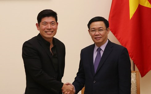 Le vice-PM Vuong Dinh Huê reçoit le directeur exécutif de Grab Anthony Tan ảnh 1 Le vice-PM Vuong Dinh Huê reçoit le directeur exécutif de Grab Anthony Tan ảnh 1