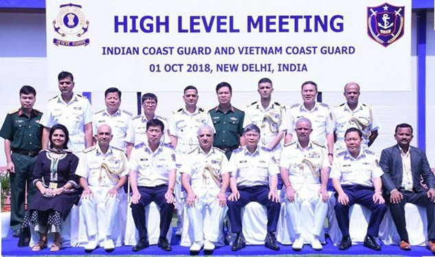 Un navire de la Garde-côte du Vietnam en visite en Inde ảnh 1 Un navire de la Garde-côte du Vietnam en visite en Inde ảnh 1