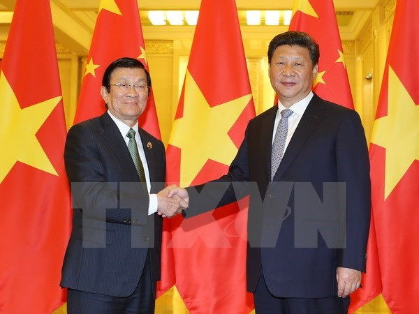 Rencontre Truong Tan Sang-Xi Jinping ảnh 1 Rencontre Truong Tan Sang-Xi Jinping ảnh 1