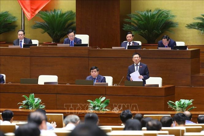 Communiqué de presse sur la 10e journée de la 5e session de l’Assemblée nationale ảnh 1 Communiqué de presse sur la 10e journée de la 5e session de l’Assemblée nationale ảnh 1