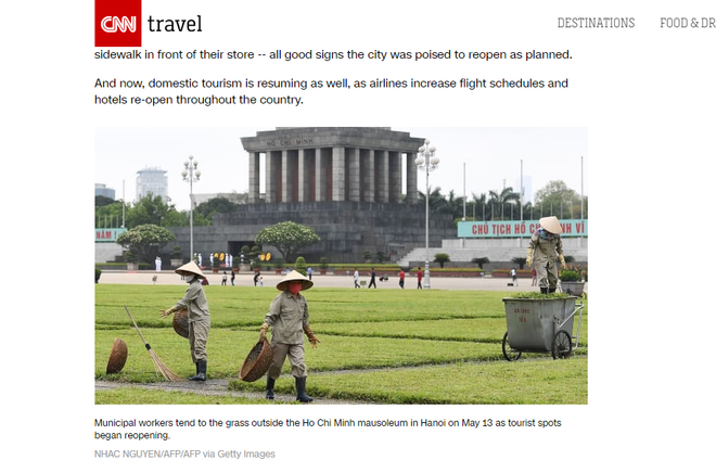 CNN : La vie au Vietnam revient progressivement à la normale ảnh 1 CNN : La vie au Vietnam revient progressivement à la normale ảnh 1