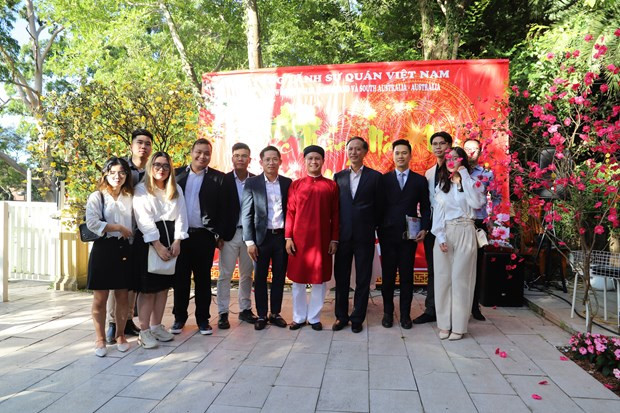 Les Vietnamiens dans plusieurs pays fêtent le Têt ảnh 2 Les Vietnamiens dans plusieurs pays fêtent le Têt ảnh 2