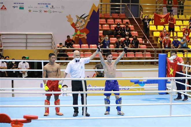SEA Games 31 : Deux kickboxeurs vietnamiens se qualifient pour les demi-finales ảnh 1 SEA Games 31 : Deux kickboxeurs vietnamiens se qualifient pour les demi-finales ảnh 1