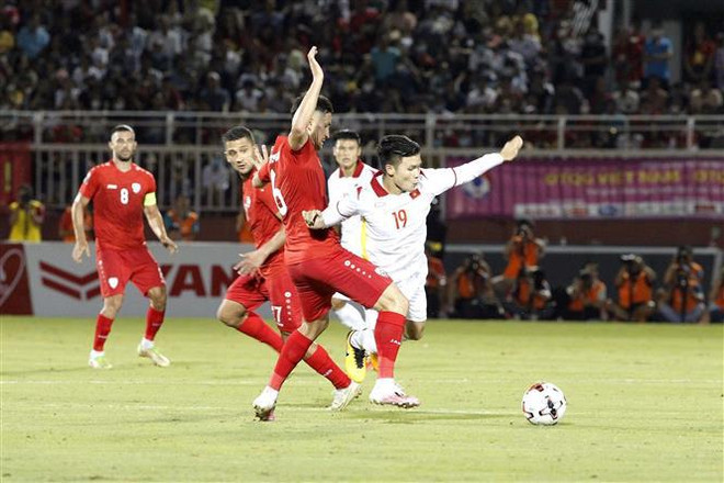 Football : le Vietnam bat l'Afghanistan 2 à 0 lors d'un match amical ảnh 2 Football : le Vietnam bat l'Afghanistan 2 à 0 lors d'un match amical ảnh 2