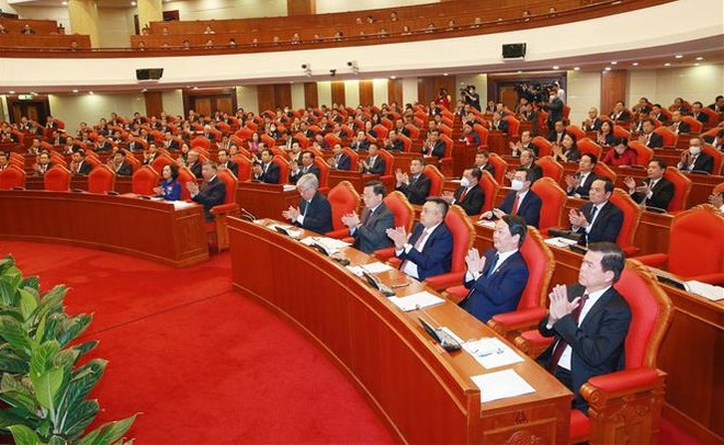 Troisième journée de travail du 5e Plénum du Comité central du Parti du 13e mandat ảnh 1 Troisième journée de travail du 5e Plénum du Comité central du Parti du 13e mandat ảnh 1