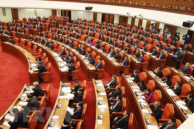 Quatrième journée de travail du 5e Plénum du Comité central du Parti du 13e mandat ảnh 2 Quatrième journée de travail du 5e Plénum du Comité central du Parti du 13e mandat ảnh 2