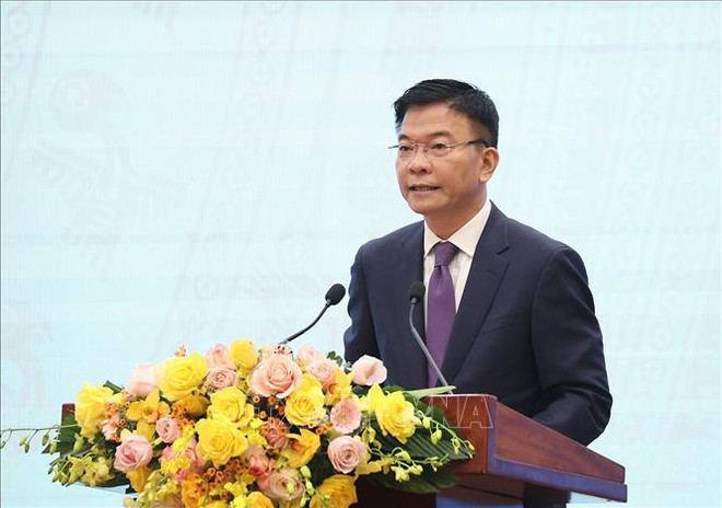 Célébration des 40 ans de coopération entre les ministères de la Justice Vietnam-Laos ảnh 1 Célébration des 40 ans de coopération entre les ministères de la Justice Vietnam-Laos ảnh 1