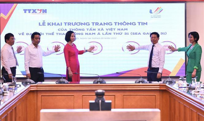 Le site web spécial de l'Agence vietnamienne d'Information sur les SEA Games 31 voit le jour ảnh 1 Le site web spécial de l'Agence vietnamienne d'Information sur les SEA Games 31 voit le jour ảnh 1