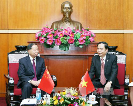 Vietnam-Chine : renforcement de la coopération entre le FPV et la CCPPC ảnh 1 Vietnam-Chine : renforcement de la coopération entre le FPV et la CCPPC ảnh 1