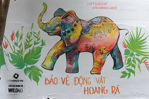 "Voyage d'art sauvage" pour la protection des animaux ảnh 1  "Voyage d'art sauvage" pour la protection des animaux ảnh 1