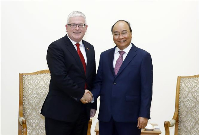 Le Premier ministre reçoit l’ambassadeur d’Australie ảnh 1 Le Premier ministre reçoit l’ambassadeur d’Australie ảnh 1