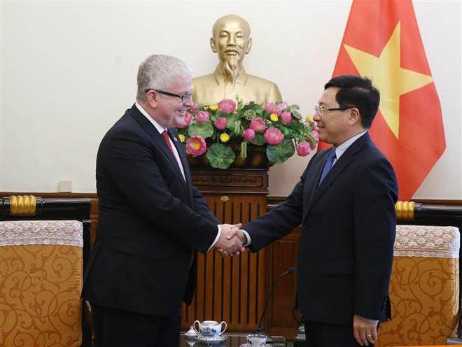 Le vice-PM Pham Binh Minh reçoit l’ambassadeur d’Australie ảnh 1 Le vice-PM Pham Binh Minh reçoit l’ambassadeur d’Australie ảnh 1