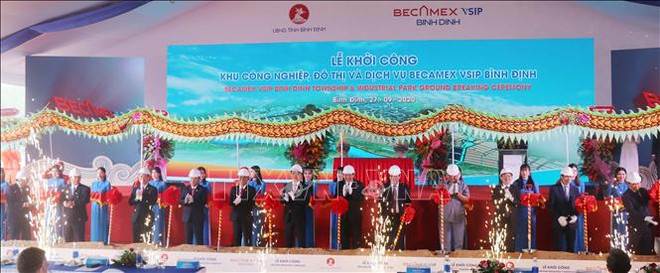 Mise en chantier d'un parc industriel de 143 millions de dollars à Binh Dinh ảnh 1 Mise en chantier d'un parc industriel de 143 millions de dollars à Binh Dinh ảnh 1