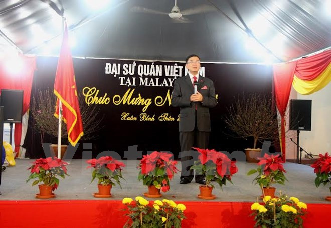 Les Vietnamiens à l'étranger accueillent le Têt traditionnel du Singe ảnh 5 Les Vietnamiens à l'étranger accueillent le Têt traditionnel du Singe ảnh 5