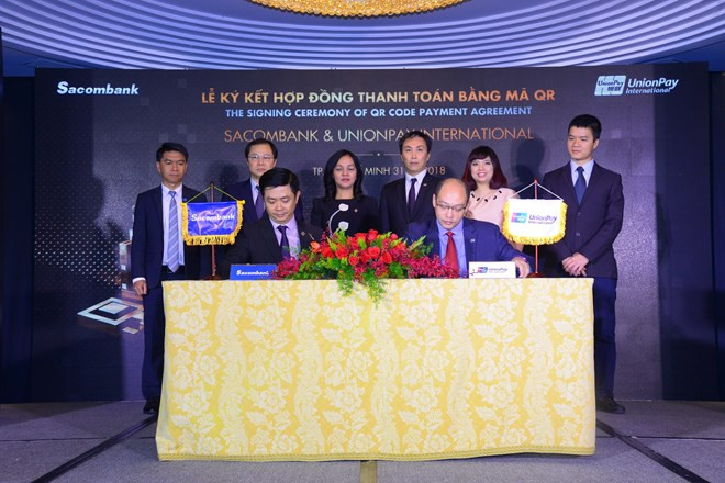 UnionPay International coopère avec VNPAYS pour le paiement par code QR ảnh 1