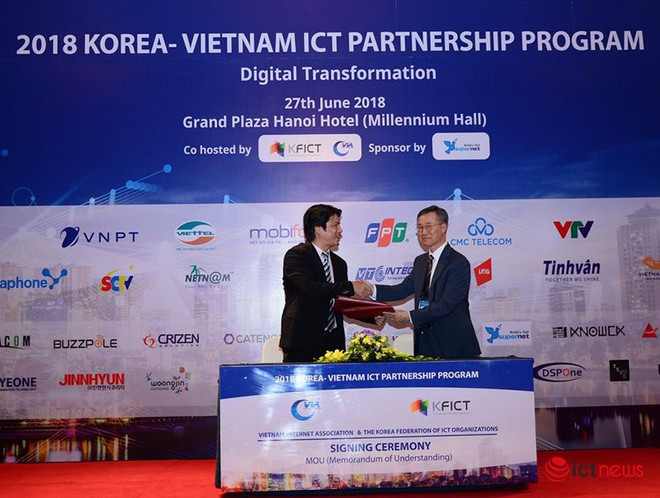 Technologie d'Information: signature d'un accord entre Séoul et Hanoï ảnh 1 Technologie d'Information: signature d'un accord entre Séoul et Hanoï ảnh 1