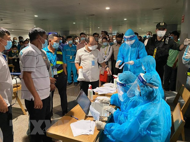 COVID-19 : deux cas supplémentaires liés à l’aéroport international de Tan Son Nhat ảnh 1 COVID-19 : deux cas supplémentaires liés à l’aéroport international de Tan Son Nhat ảnh 1