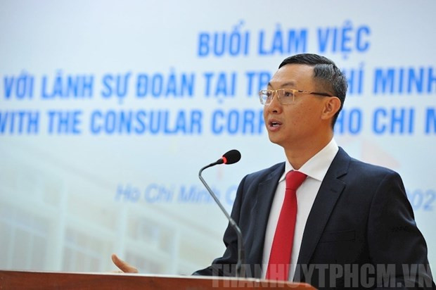 Rencontre des représentants diplomatiques étrangers à Ho Chi Minh-Ville et à Da Nang ảnh 1 Rencontre des représentants diplomatiques étrangers à Ho Chi Minh-Ville et à Da Nang ảnh 1