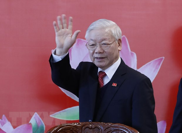 Messages de félicitations au SG et président vietnamien Nguyen Phu Trong ảnh 1 Messages de félicitations au SG et président vietnamien Nguyen Phu Trong ảnh 1