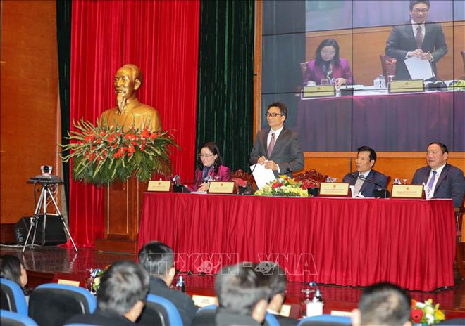 Le vice-PM Vu Duc Dam apprécie les réalisations culturelles, sportives et touristiques ảnh 2 Le vice-PM Vu Duc Dam apprécie les réalisations culturelles, sportives et touristiques ảnh 2