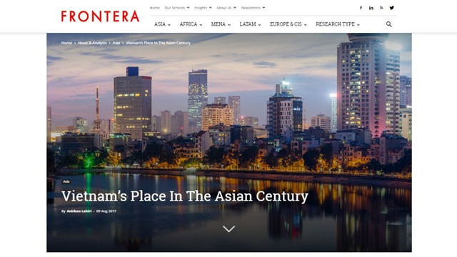 Frontera: «Le Vietnam dans le siècle asiatique» ảnh 1 Frontera: «Le Vietnam dans le siècle asiatique» ảnh 1