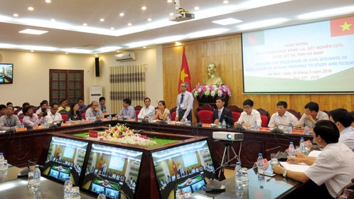 Une délégation de haut rang du Bangladesh en visite à Hà Nam ảnh 1 Une délégation de haut rang du Bangladesh en visite à Hà Nam ảnh 1