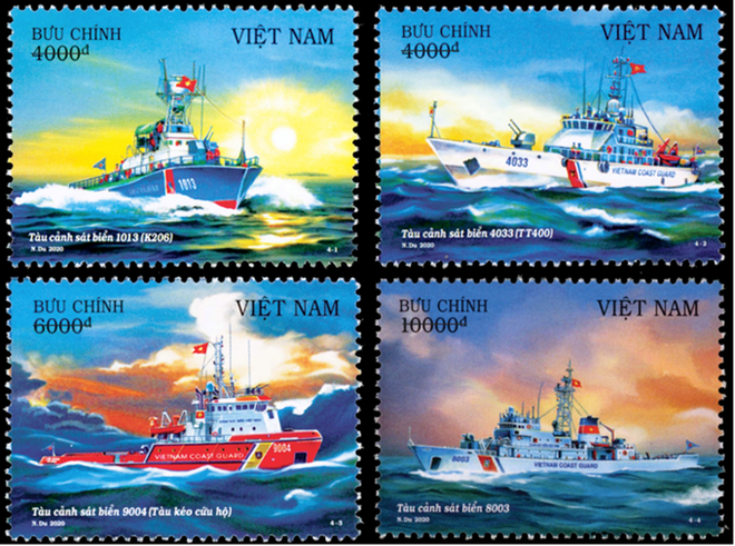 Publication des timbres "Navires des Garde-côtes du Vietnam" ảnh 1 Publication des timbres "Navires des Garde-côtes du Vietnam" ảnh 1