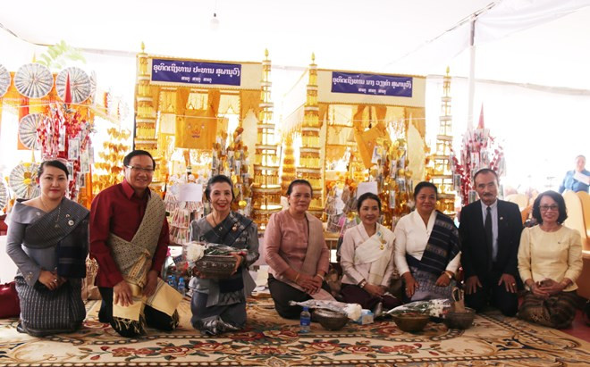 Le Vietnam au 110e anniversaire du feu président laotien Suphanouvong ảnh 1 Le Vietnam au 110e anniversaire du feu président laotien Suphanouvong ảnh 1