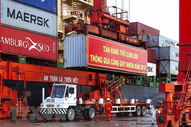 Le port de Quy Nhon accueille la 8 millionième tonne de fret ảnh 1 Le port de Quy Nhon accueille la 8 millionième tonne de fret ảnh 1