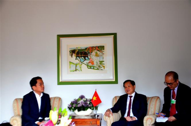 Le vice-PM Le Minh Khai à l’ouverture de la réunion annuelle du WEF à Davos ảnh 3 Le vice-PM Le Minh Khai à l’ouverture de la réunion annuelle du WEF à Davos ảnh 3