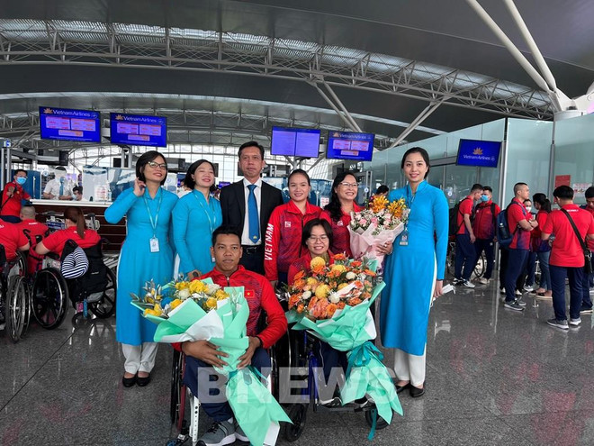 ASEAN Para Games 11: Vietnam Airlines aux côtés de la délégation vietnamienne ảnh 1 ASEAN Para Games 11: Vietnam Airlines aux côtés de la délégation vietnamienne ảnh 1