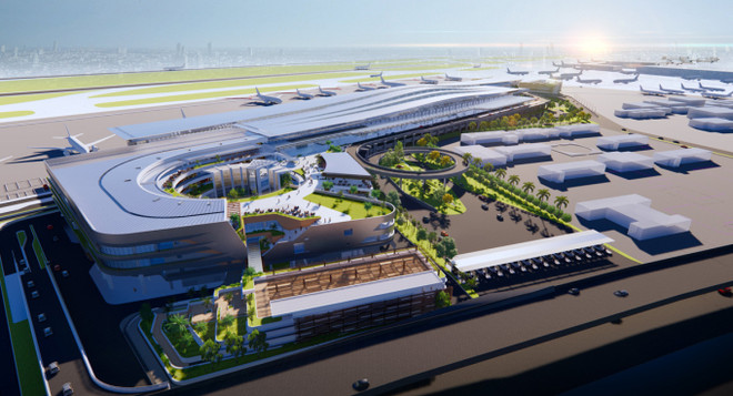 Le plan architectural du terminal T3 de l’aéroport de Tân Son Nhât est inspiré de l'ao dai ảnh 2 Le plan architectural du terminal T3 de l’aéroport de Tân Son Nhât est inspiré de l'ao dai ảnh 2