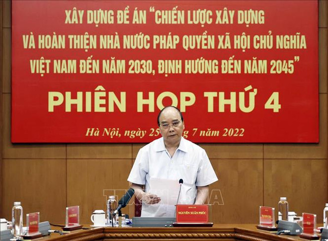 La 4e réunion du Comité de pilotage sur le projet d'édification d'un État de droit ảnh 1 La 4e réunion du Comité de pilotage sur le projet d'édification d'un État de droit ảnh 1