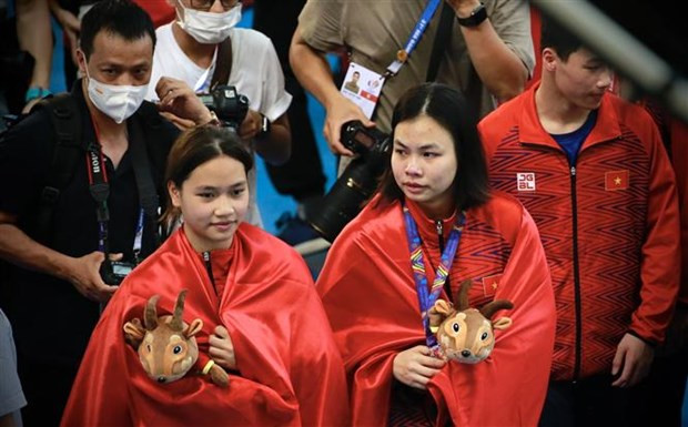SEA Games 31-Plongeon : les Vietnamiennes refont le coup de l'argent ảnh 1 SEA Games 31-Plongeon : les Vietnamiennes refont le coup de l'argent ảnh 1