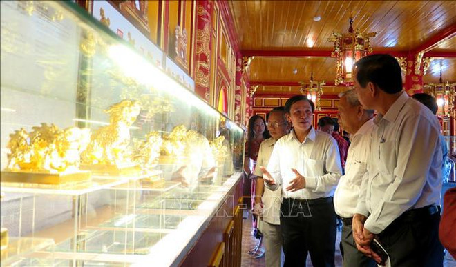 Des copies de sceaux de la dynastie des Nguyên exposées à Thua Thiên-Huê ảnh 1 Des copies de sceaux de la dynastie des Nguyên exposées à Thua Thiên-Huê ảnh 1