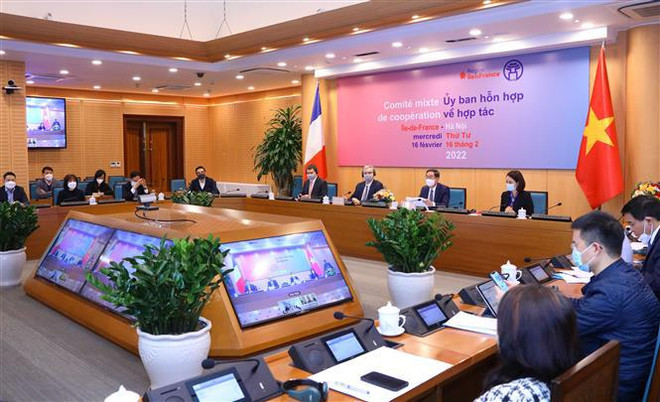 Hanoï et Île-de-France signent un accord de coopération pour 2022-2025 ảnh 1 Hanoï et Île-de-France signent un accord de coopération pour 2022-2025 ảnh 1