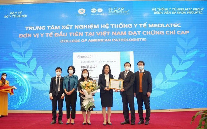 Medlatec reçoit une accréditation du Collège des pathologistes américains (CAP) ảnh 2 Medlatec reçoit une accréditation du Collège des pathologistes américains (CAP) ảnh 2