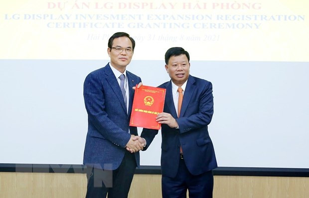 Hai Phong s'efforce de maintenir sa première position dans l'attraction d'IDE ảnh 1 Hai Phong s'efforce de maintenir sa première position dans l'attraction d'IDE ảnh 1