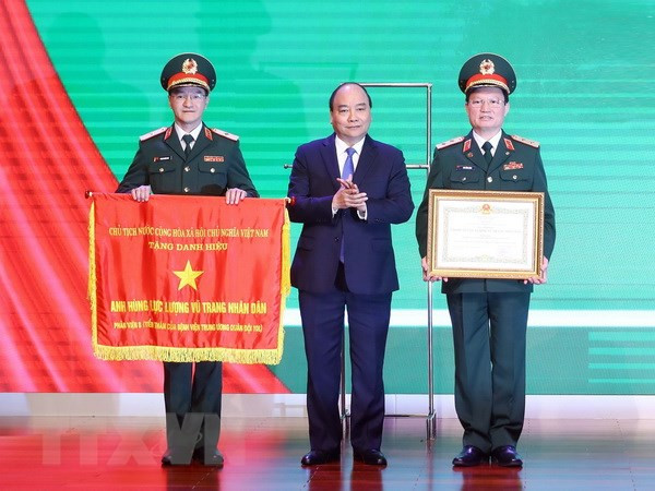 L’Hôpital central militaire 108 reçoit le titre de "Héros des forces armées populaires" ảnh 1 L’Hôpital central militaire 108 reçoit le titre de "Héros des forces armées populaires" ảnh 1