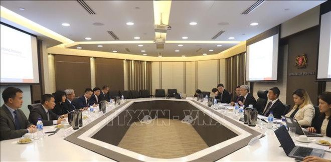 Le 9e Dialogue des politiques de défense au niveau vice-ministériel Vietnam-Singapour ảnh 1