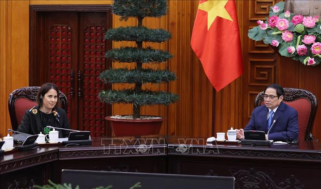 Le PM Pham Minh Chinh reçoit l’ambassadrice néo-zélandaise au Vietnam ảnh 1 Le PM Pham Minh Chinh reçoit l’ambassadrice néo-zélandaise au Vietnam ảnh 1