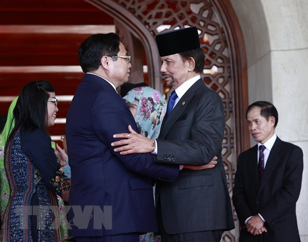 La visite du PM Pham Minh Chinh au Brunei témoigne des relations bilatérales étroites ảnh 1 La visite du PM Pham Minh Chinh au Brunei témoigne des relations bilatérales étroites ảnh 1