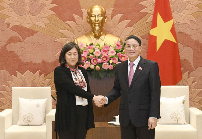Le vice-président de l'AN Nguyen Duc Hai reçoit la représentante américaine au commerce ảnh 1 Le vice-président de l'AN Nguyen Duc Hai reçoit la représentante américaine au commerce ảnh 1