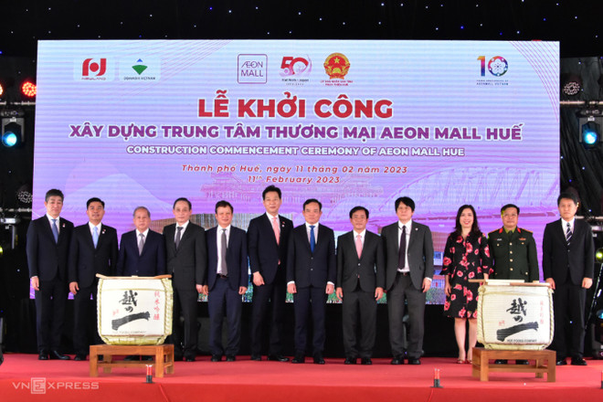 Début des travaux de construction de l’Aeon Mall Huê ảnh 1 Début des travaux de construction de l’Aeon Mall Huê ảnh 1