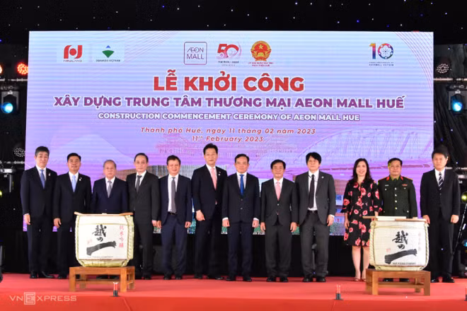 Début des travaux de construction de l’Aeon Mall Huê ảnh 1 Début des travaux de construction de l’Aeon Mall Huê ảnh 1