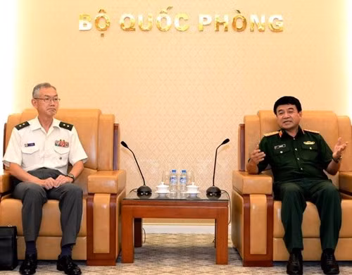 Une délégation de la force d'autodéfense japonaise en visite au Vietnam ảnh 1