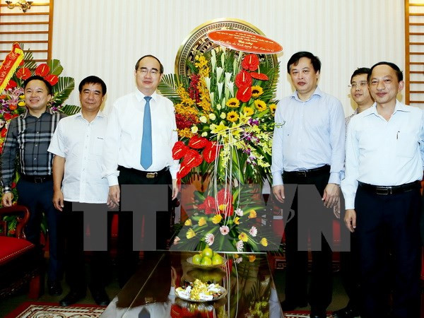 Le président du FPV présente ses vœux aux journalistes du Portail du gouvernement ảnh 1 Le président du FPV présente ses vœux aux journalistes du Portail du gouvernement ảnh 1