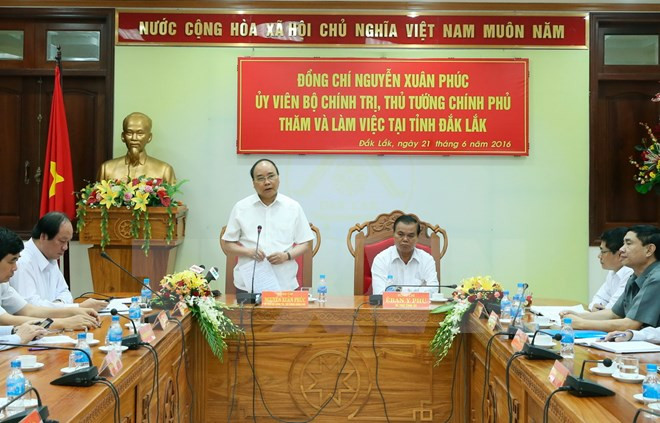 Le Premier ministre travaille avec les autorités de Dak Lak ảnh 1 Le Premier ministre travaille avec les autorités de Dak Lak ảnh 1